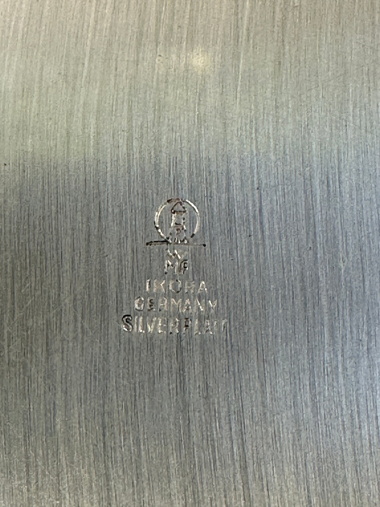 Art Deco WMF Metal Vase – 1930s German Silverplate Chrome Ikora Style