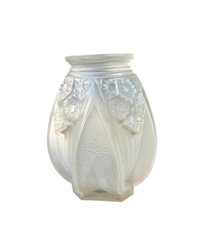 Muller Frères Art Deco Glass Vase