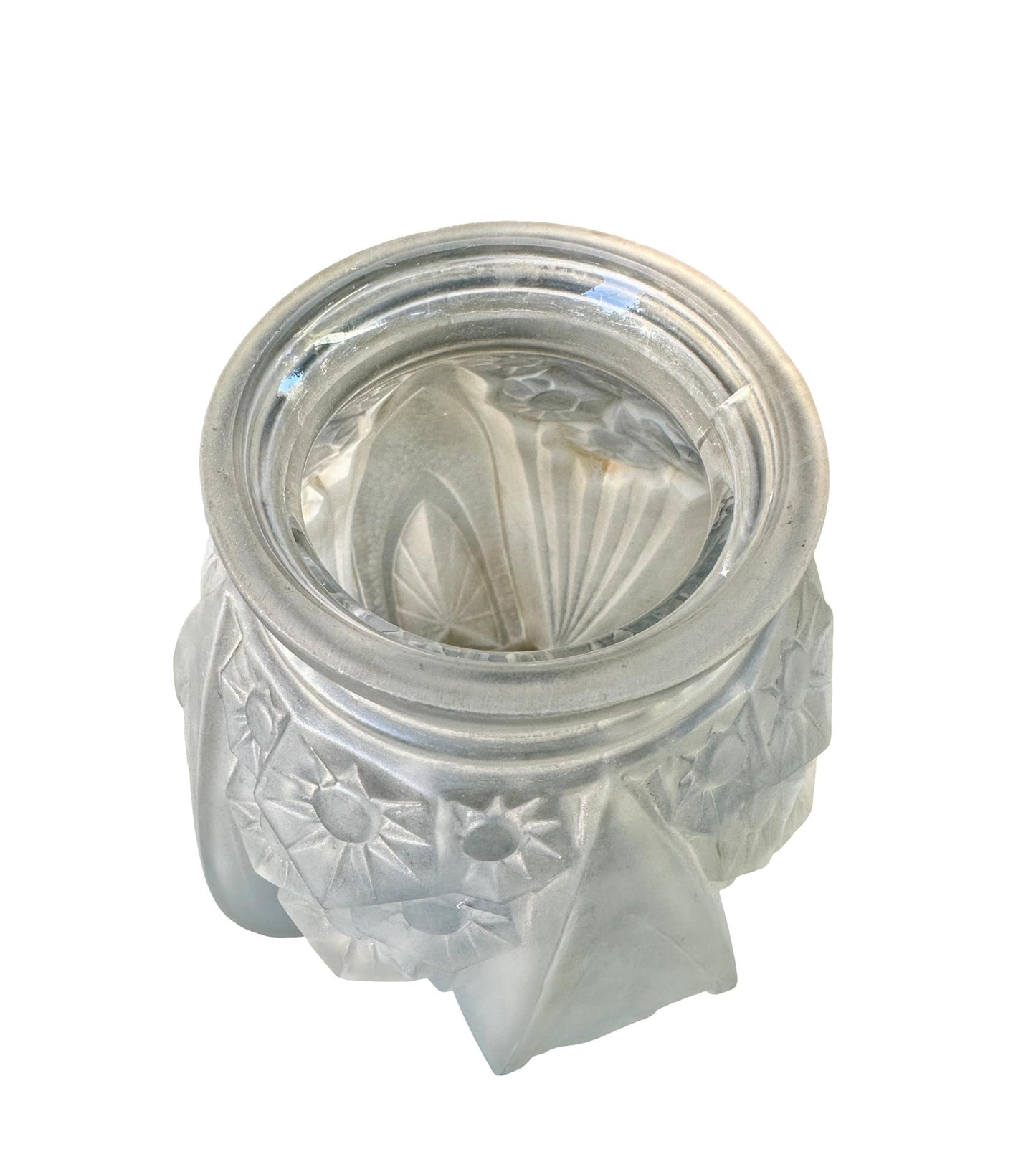 Muller Frères Art Deco Glass Vase