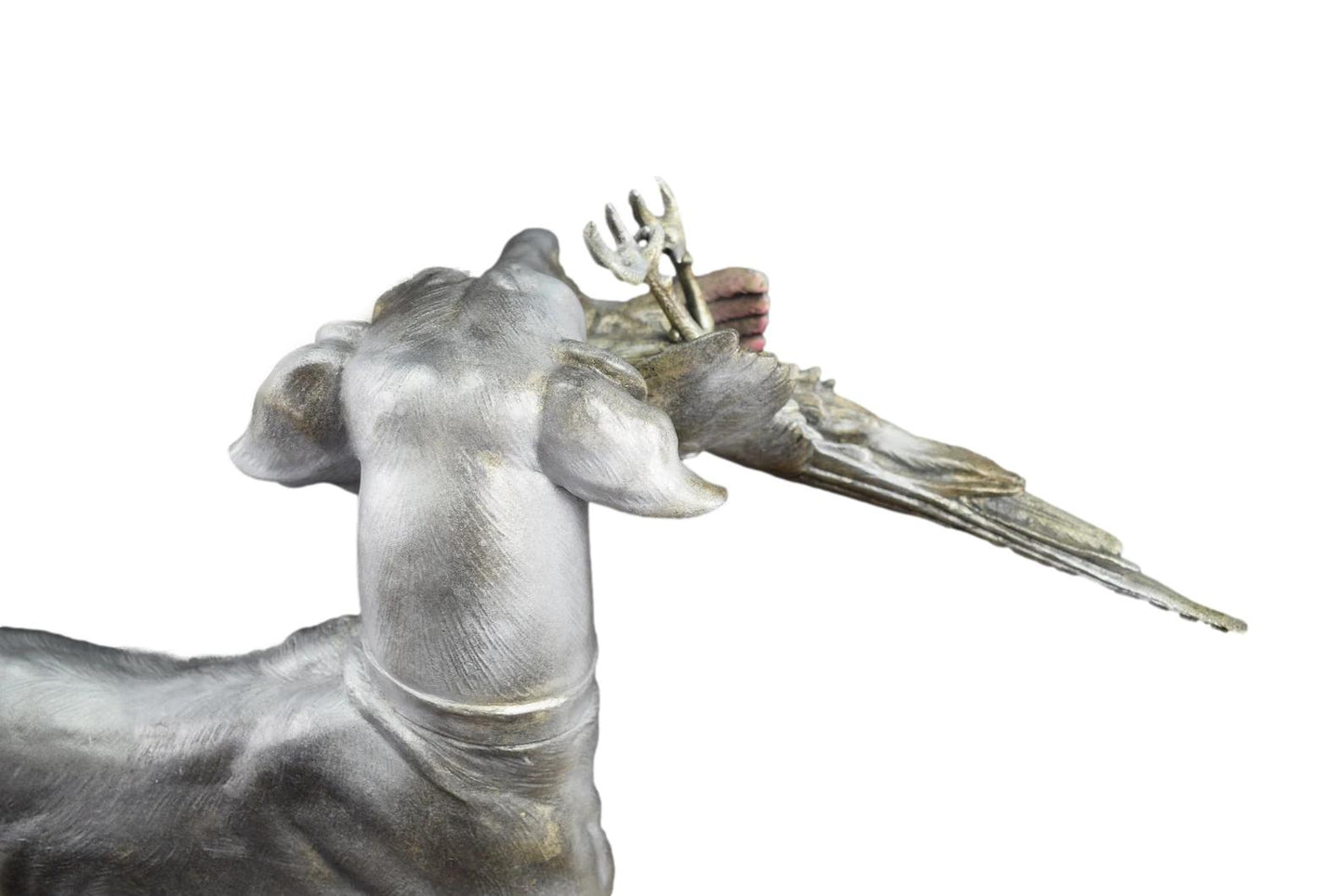 C.MASSON Large Sculpture Hunting Dog French