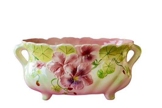 Saint Clement Art Nouveau Majolica Planter