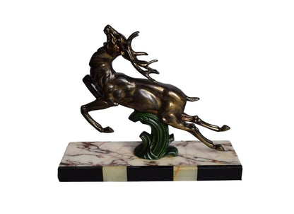 Art Deco Stag Statue