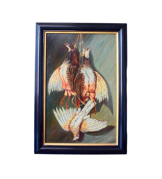 Hunt Trophy Oil Painting Game Birds