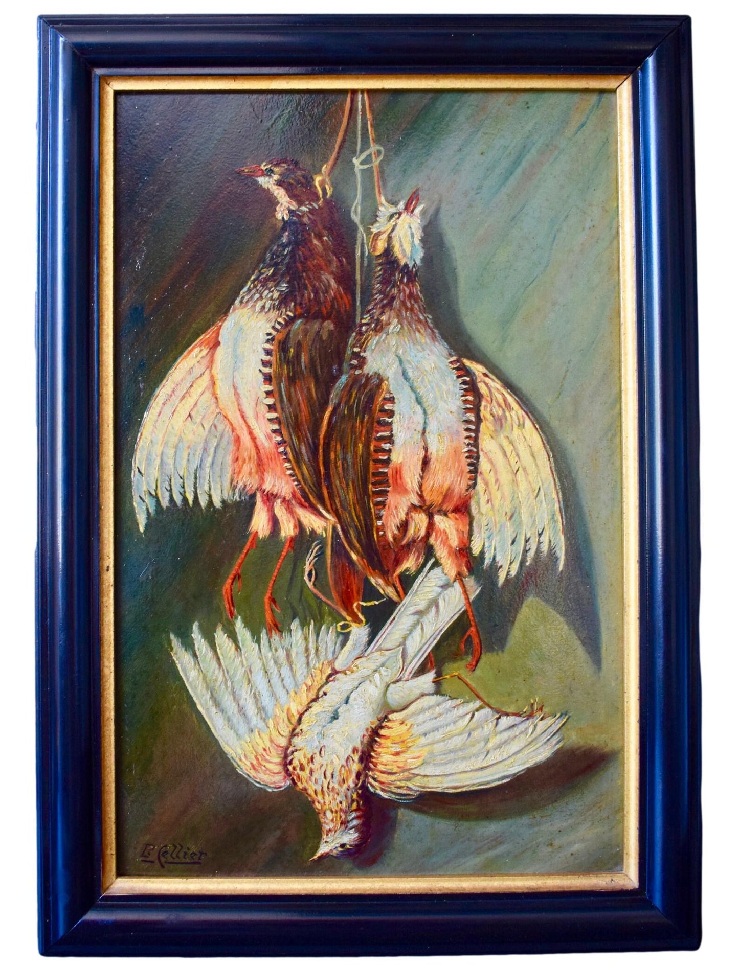 Hunt Trophy Oil Painting Game Birds