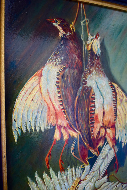 Hunt Trophy Oil Painting Game Birds