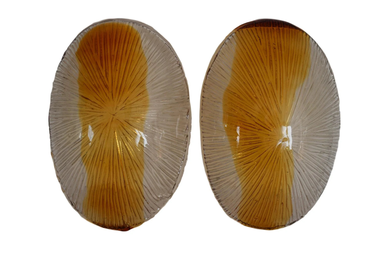 Large vintage Murano glass wall sconce with wrought iron frame – 1960s Italian mid-century lighting