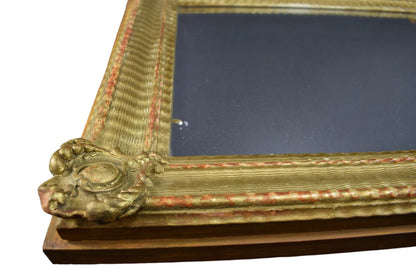 Mirror Gilded Stucco Wood Empire Period