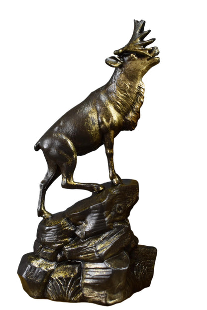Art Deco Bookends Elks Signed