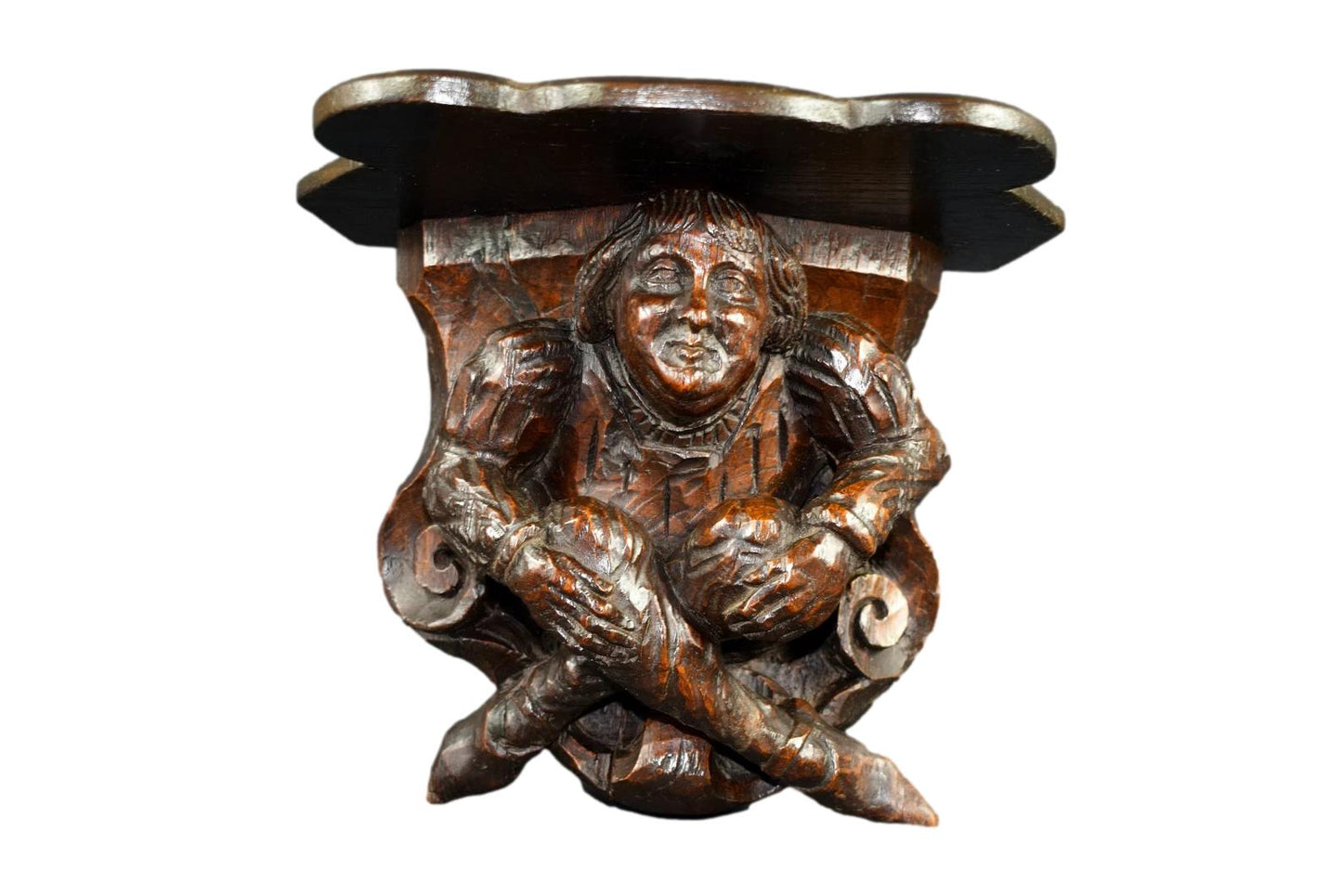 Gothic Wood Corbel Shelf