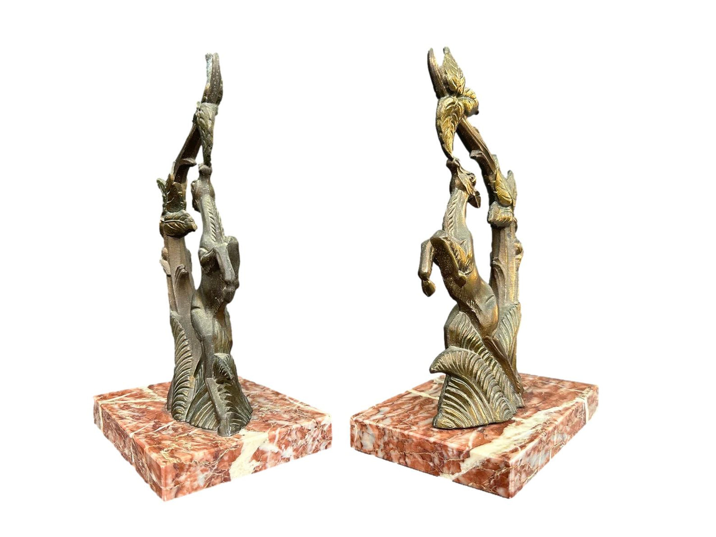 Art Deco Pair of Bookends Deer VERA