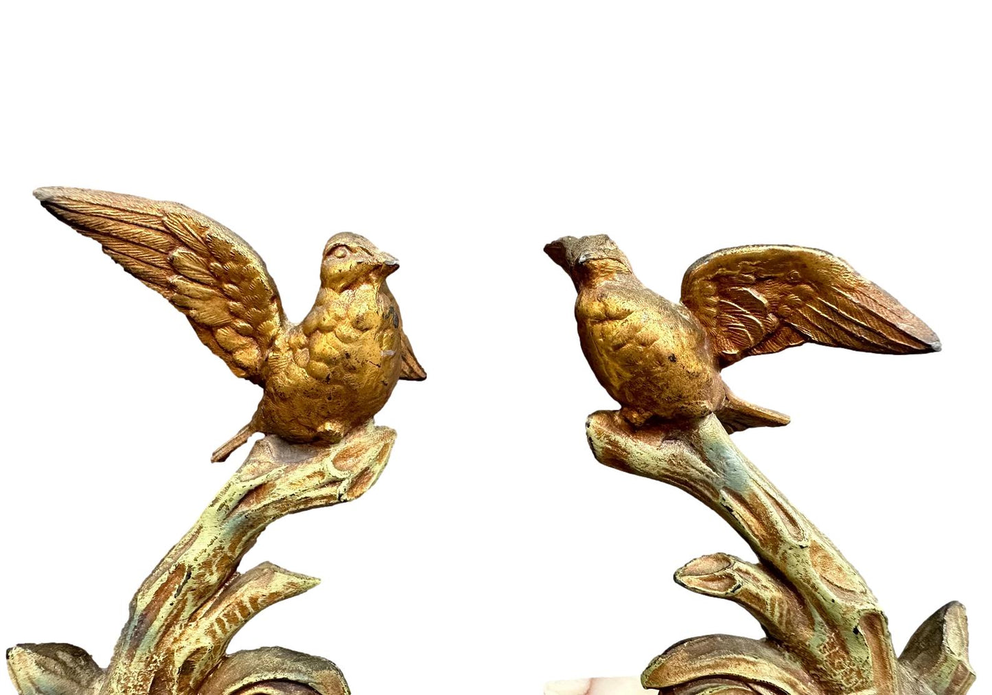 Art Deco Pair of Bookends of Birds