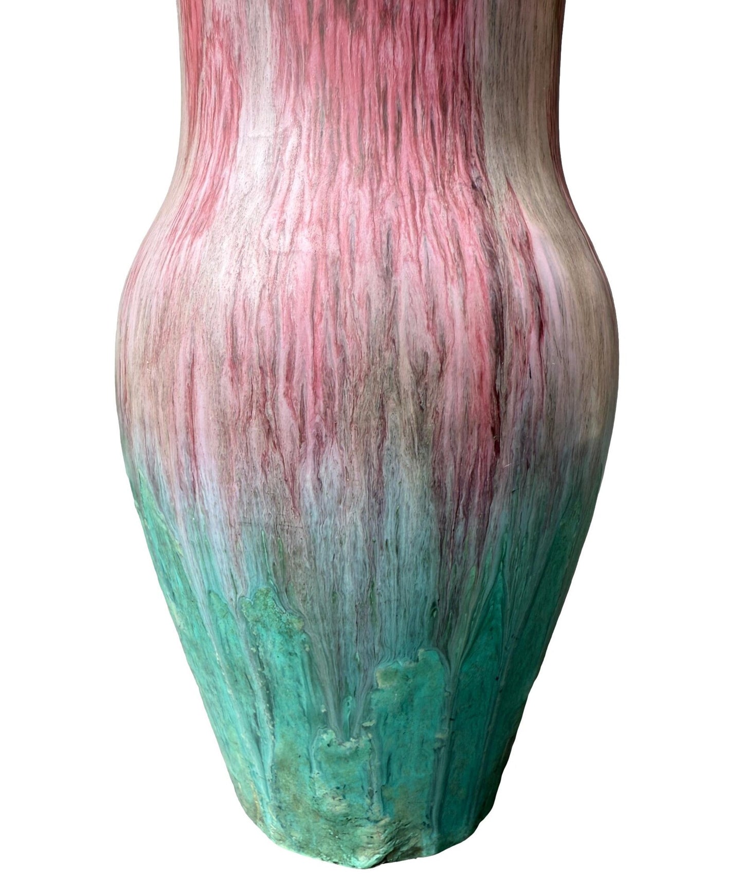 1900's Paul Baudin Vase, Monaco Art pottery, French Ceramist