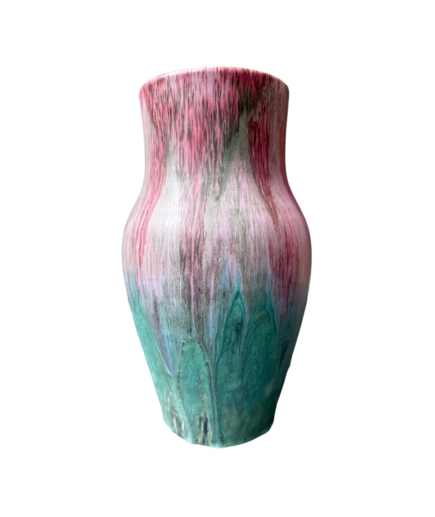 1900's Paul Baudin Vase, Monaco Art pottery, French Ceramist
