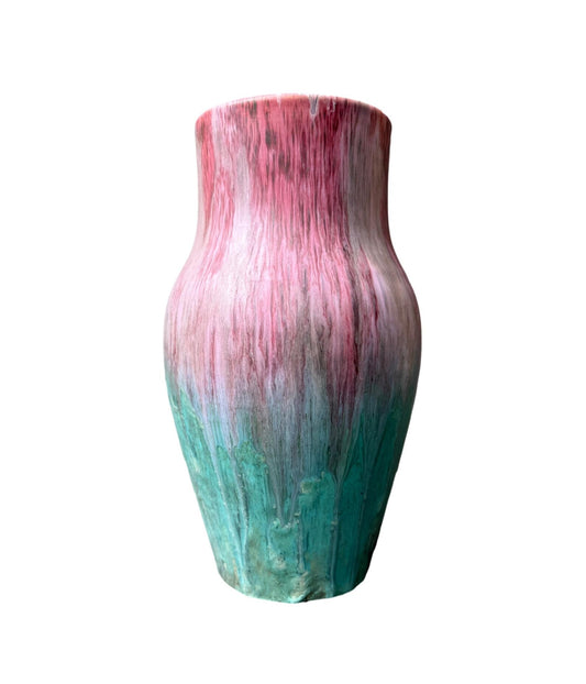 1900's Paul Baudin Vase, Monaco Art pottery, French Ceramist