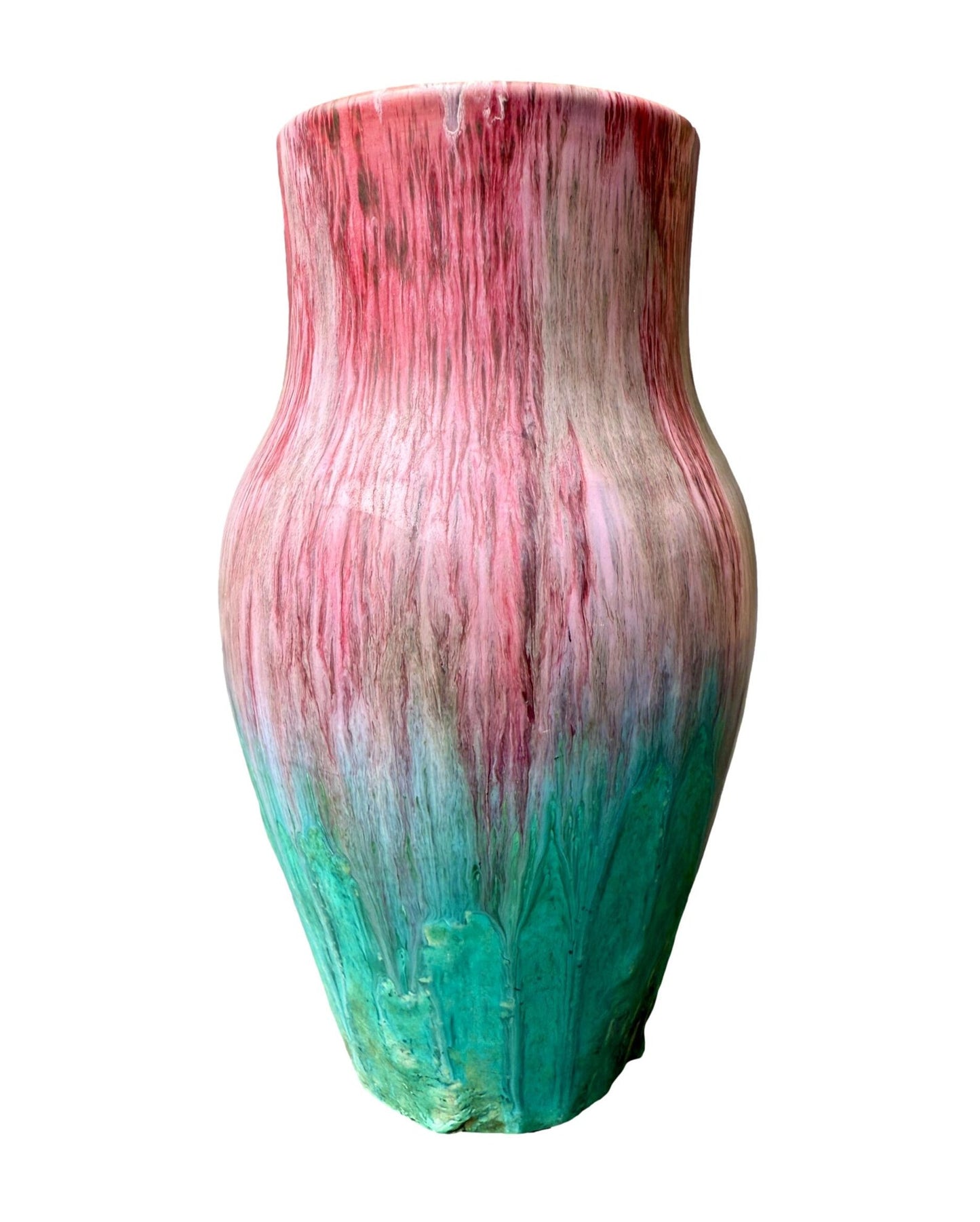 1900's Paul Baudin Vase, Monaco Art pottery, French Ceramist