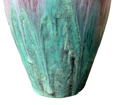 1900's Paul Baudin Vase, Monaco Art pottery, French Ceramist