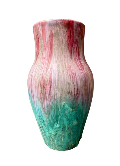 1900's Paul Baudin Vase, Monaco Art pottery, French Ceramist