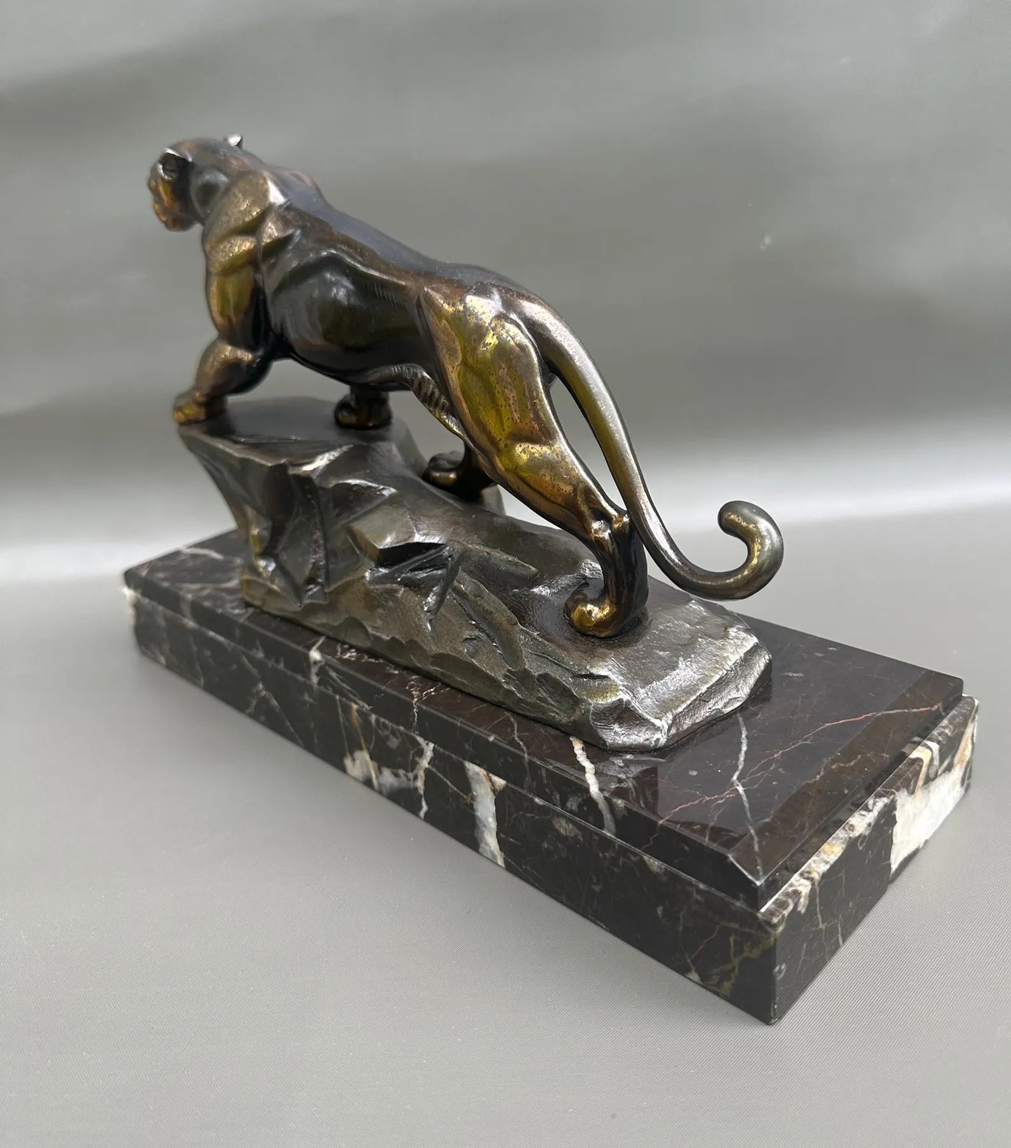 Art Deco Panther Sculpture, 1930s