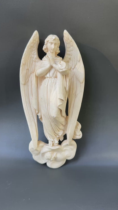 19th Century Angel Sculpture Signed Mattei