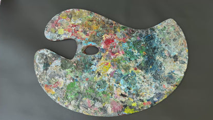 French Vintage Artist Palette, 1950s