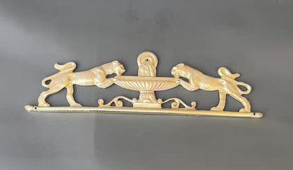 Antique Bronze Sculpture with Lionesses – Early 20th Century Art Deco